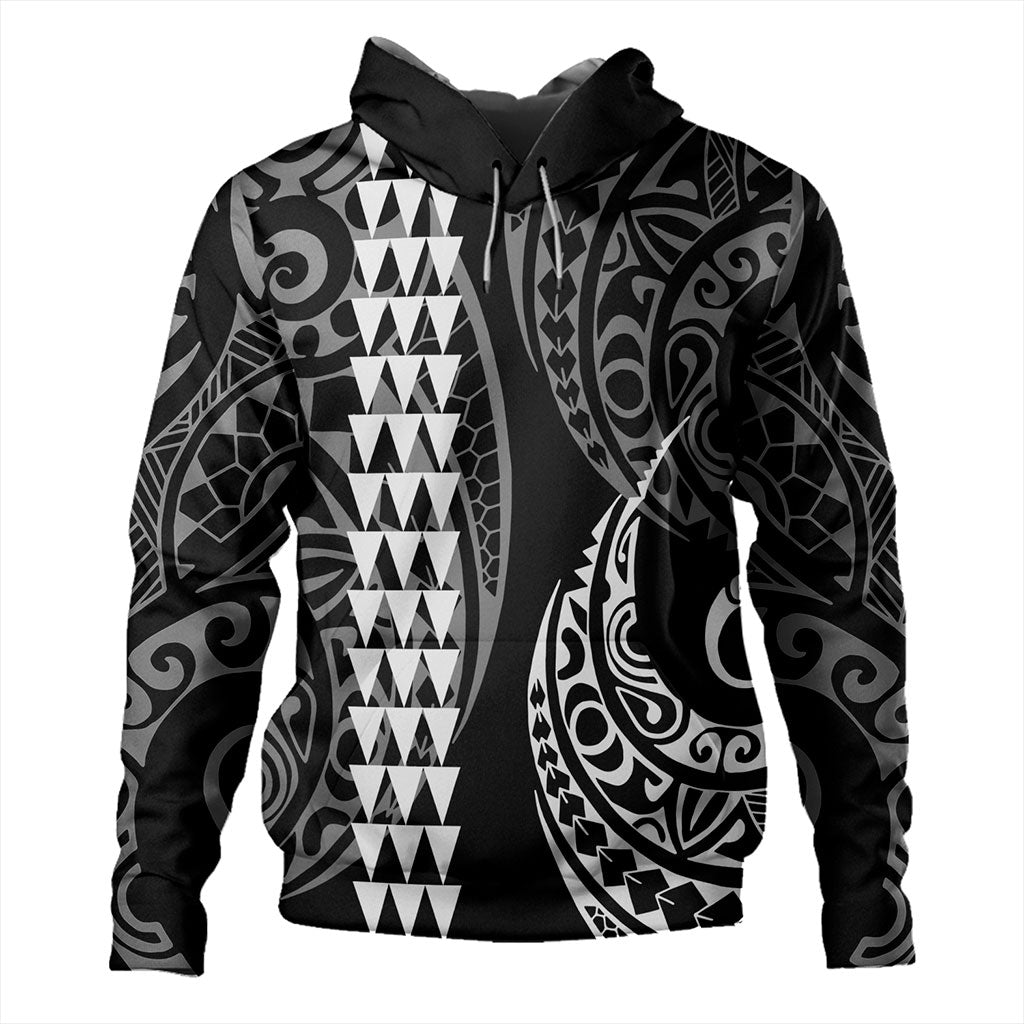Hawaii Hoodie Polynesia Kakau Style-Myprintsy