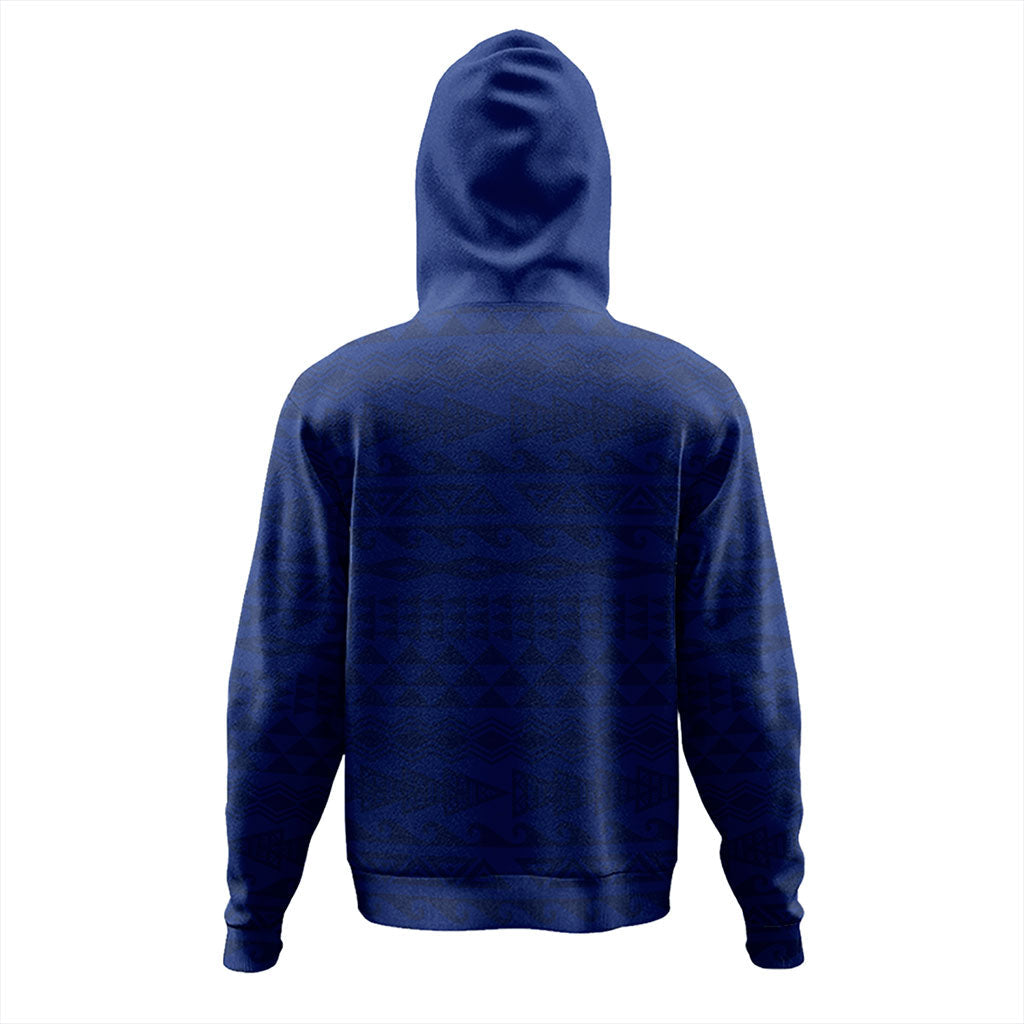 Hawaii Hoodie Polynesia Tribal Flag With Coat Of Arms Crack Style-Myprintsy
