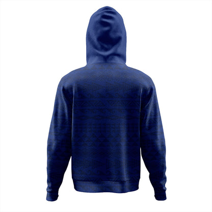 Hawaii Hoodie Polynesia Tribal Flag With Coat Of Arms Crack Style-Myprintsy