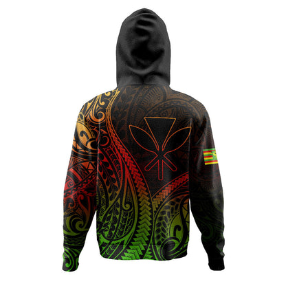 Hawaii Hoodie Polynesian Tribal Tattoo Island Spirit Style-Myprintsy