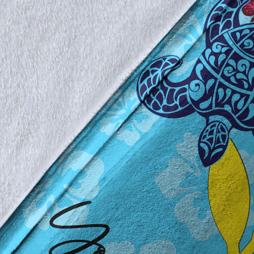 Hawaii Kanaka Maoli Custom Personalised Premium Blanket - Tropical Style-Myprintsy