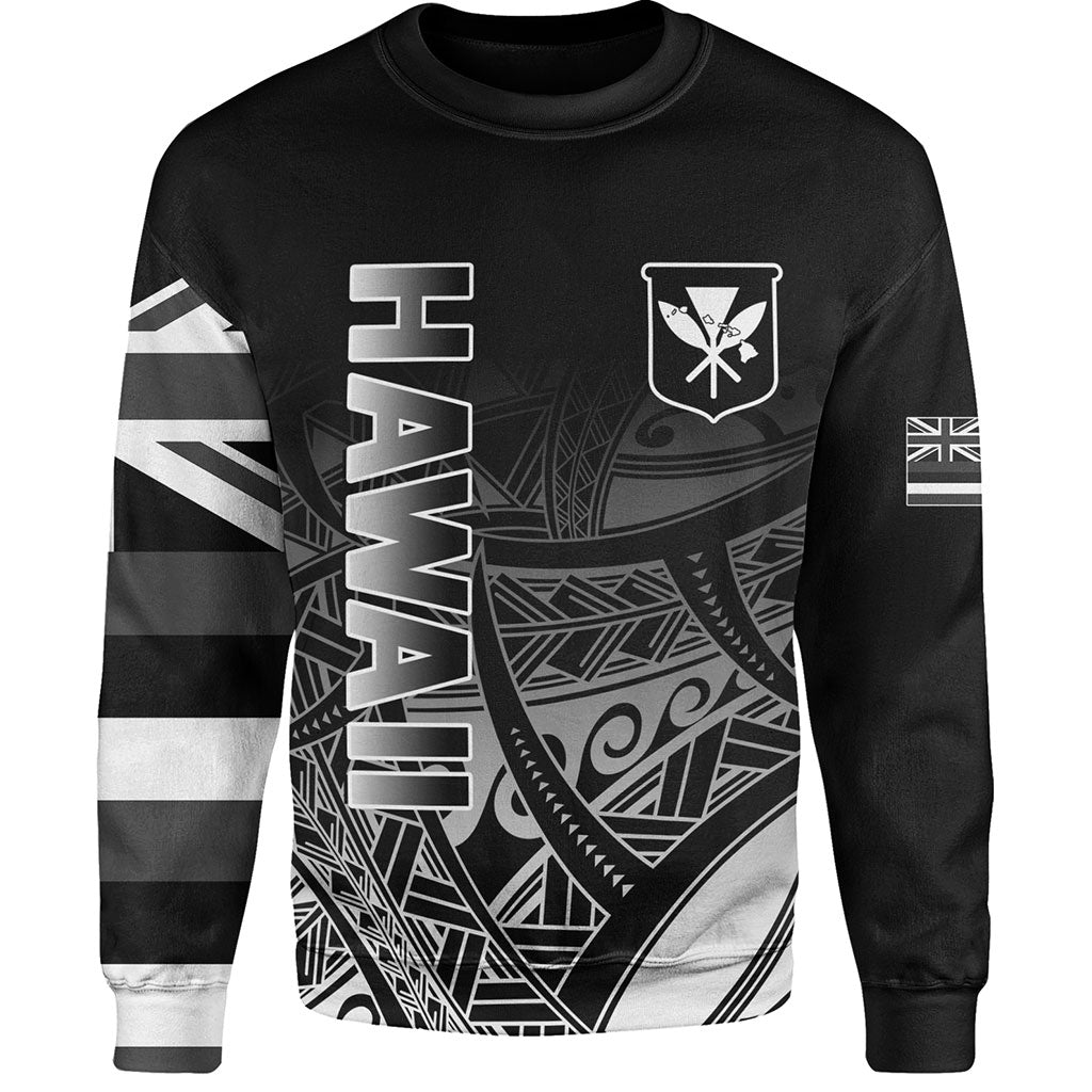Hawaii Sweatshirt Kanaka Tribal Style Gradient