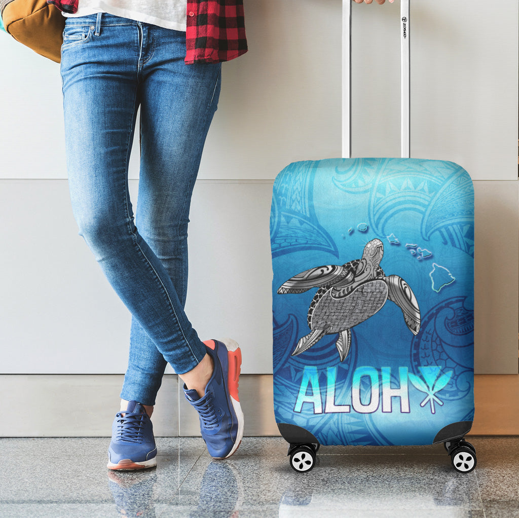 Hawaii Luggage Cover Aloha Turtle Ocean Style