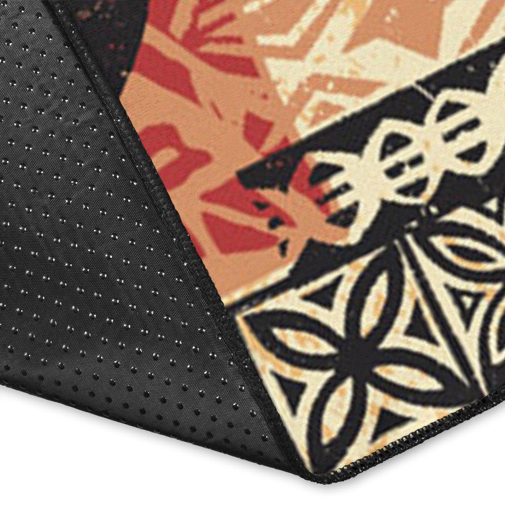 Hawaii Polynesian Area Rug - Hawaiian Style Tribal Fabric Patchwork-Myprintsy