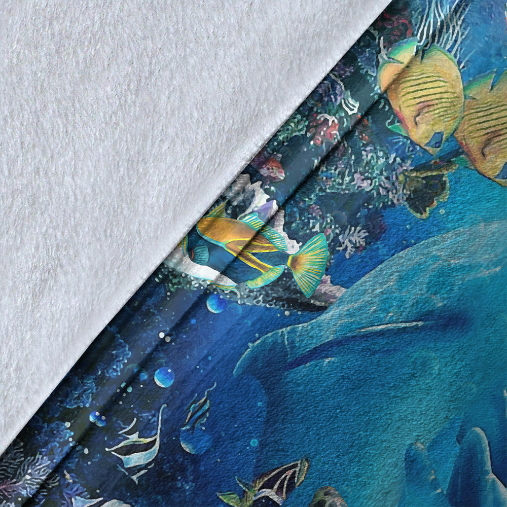 Hawaii Premium Blanket Animal Ocean-Myprintsy