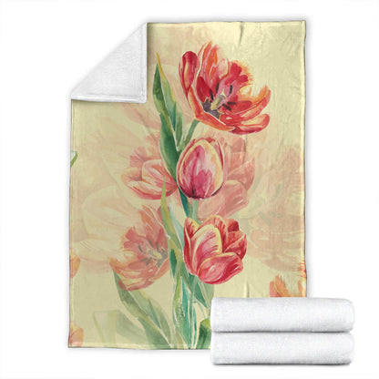 Hawaii Premium Blanket Flower Art-Myprintsy