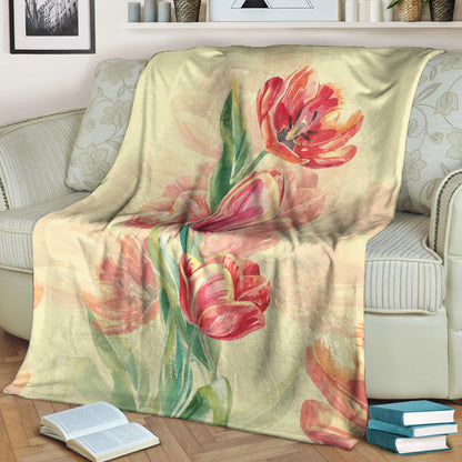 Hawaii Premium Blanket Flower Art-Myprintsy