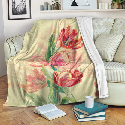 Hawaii Premium Blanket Flower Art-Myprintsy