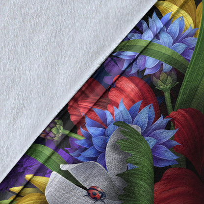 Hawaii Premium Blanket Hibiscus Flower Beautiful-Myprintsy
