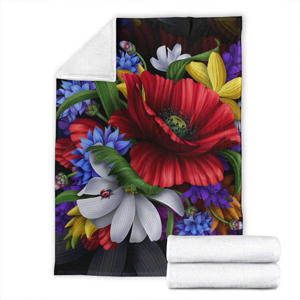 Hawaii Premium Blanket Hibiscus Flower Beautiful-Myprintsy