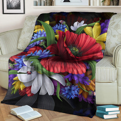 Hawaii Premium Blanket Hibiscus Flower Beautiful-Myprintsy