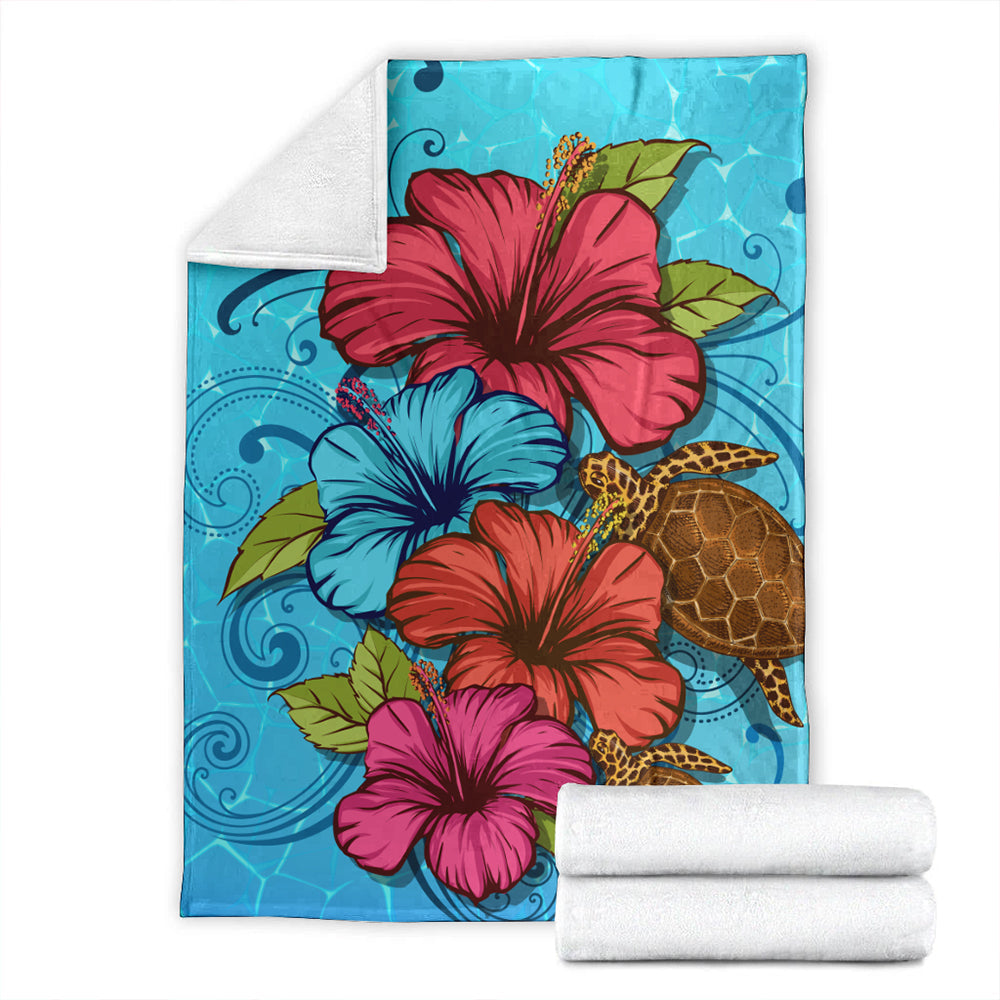 Hawaii Premium Blanket Hibiscus Flower Soulful-Myprintsy
