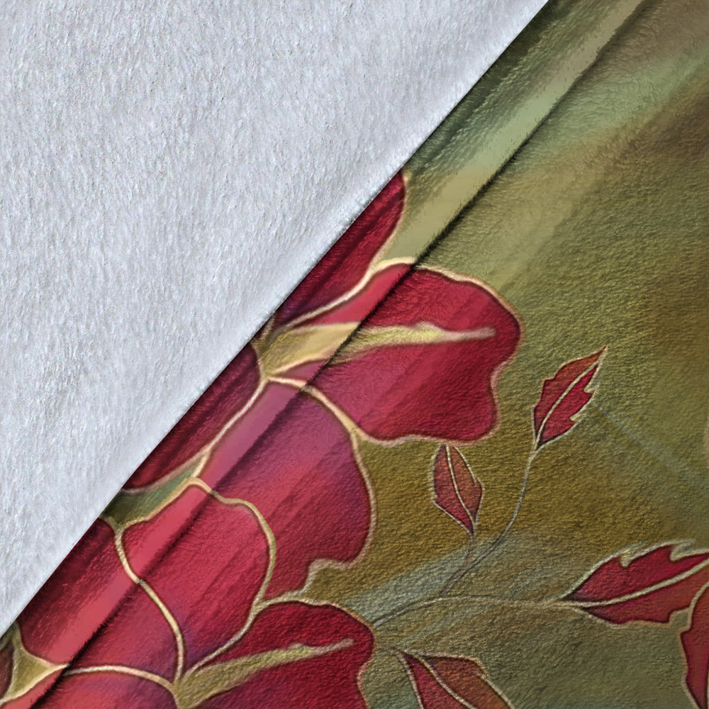 Hawaii Premium Blanket Hibiscus Water Color-Myprintsy