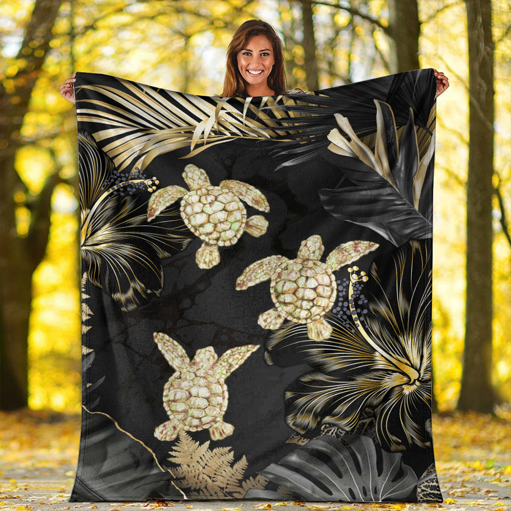 Hawaii Premium Blanket Kanaka Maoli Center Polynesian-Myprintsy