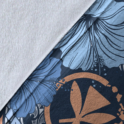 Hawaii Premium Blanket Kanaka Maoli Tribal Pattern-Myprintsy