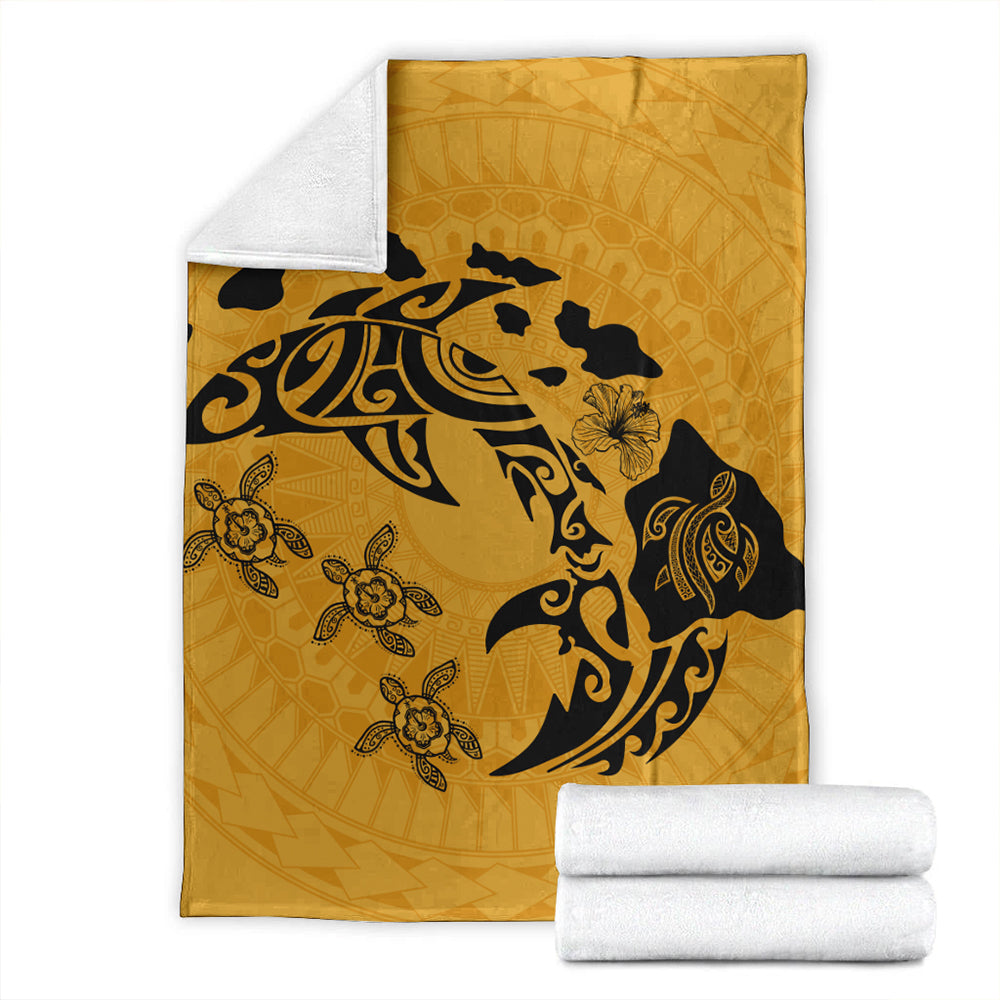 Hawaii Premium Blanket Love Animal Polynesian-Myprintsy