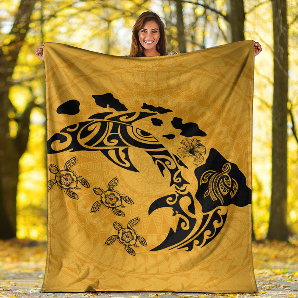 Hawaii Premium Blanket Love Animal Polynesian-Myprintsy
