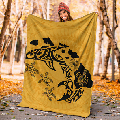 Hawaii Premium Blanket Love Animal Polynesian-Myprintsy