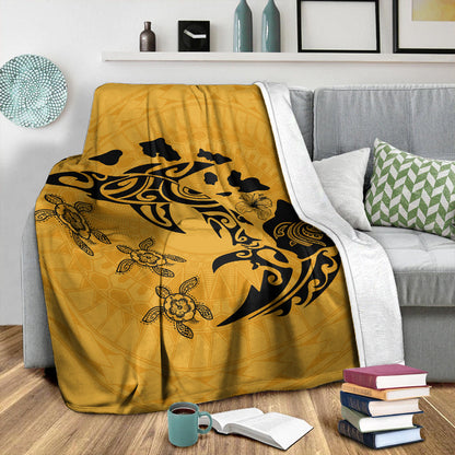Hawaii Premium Blanket Love Animal Polynesian-Myprintsy
