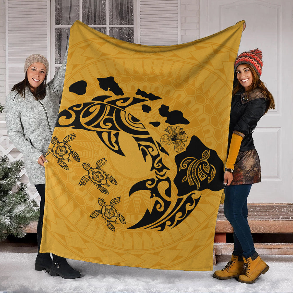 Hawaii Premium Blanket Love Animal Polynesian-Myprintsy