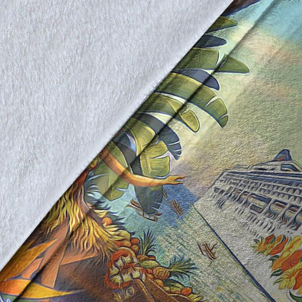 Hawaii Premium Blanket Mordern City-Myprintsy