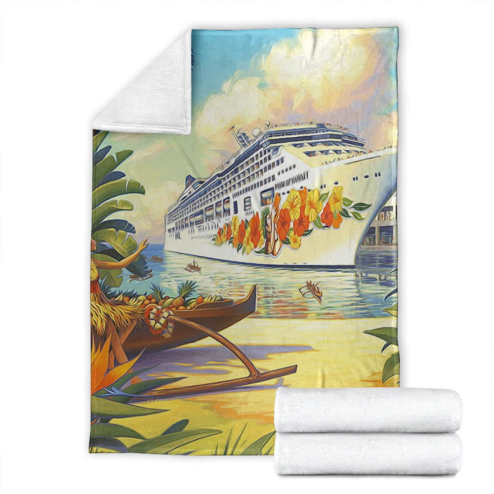 Hawaii Premium Blanket Mordern City-Myprintsy
