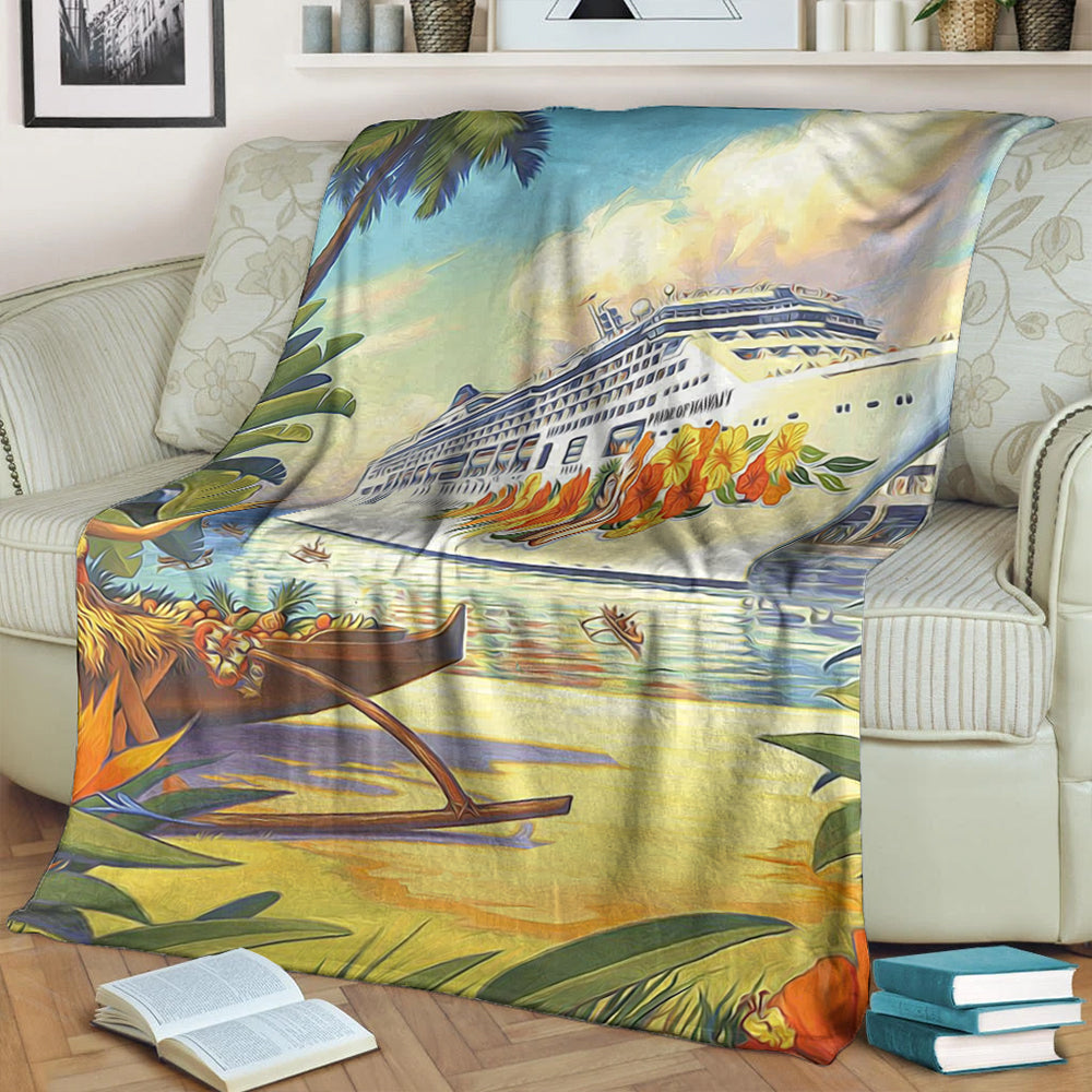 Hawaii Premium Blanket Mordern City-Myprintsy
