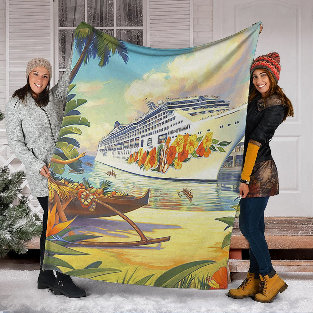 Hawaii Premium Blanket Mordern City-Myprintsy
