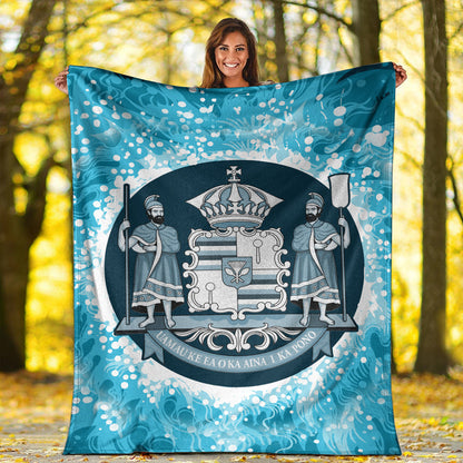 Hawaii Premium Blanket Native Hawaii Coat Of Arms Premium Blanket Discrete-Myprintsy