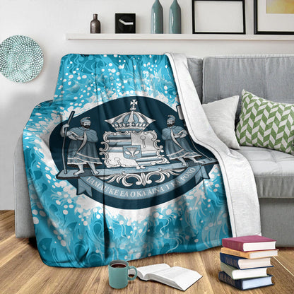 Hawaii Premium Blanket Native Hawaii Coat Of Arms Premium Blanket Discrete-Myprintsy