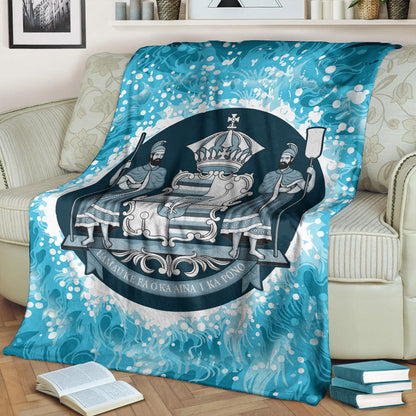 Hawaii Premium Blanket Native Hawaii Coat Of Arms Premium Blanket Discrete-Myprintsy