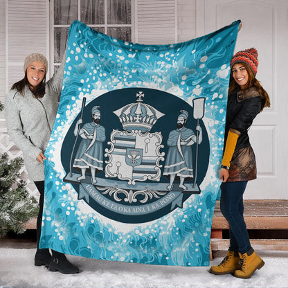 Hawaii Premium Blanket Native Hawaii Coat Of Arms Premium Blanket Discrete-Myprintsy