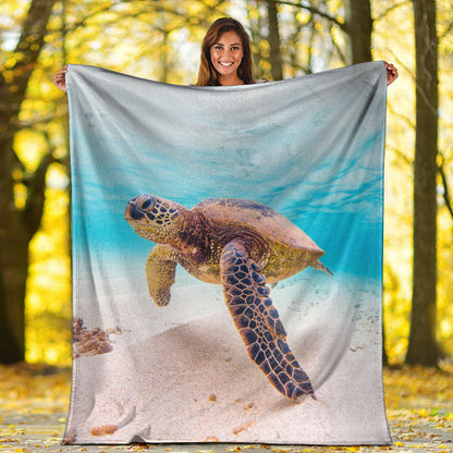 Hawaii Premium Blanket Ocean Picture-Myprintsy