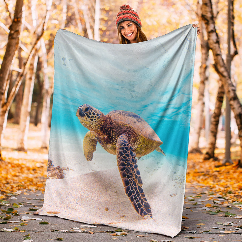 Hawaii Premium Blanket Ocean Picture-Myprintsy