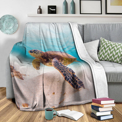 Hawaii Premium Blanket Ocean Picture-Myprintsy