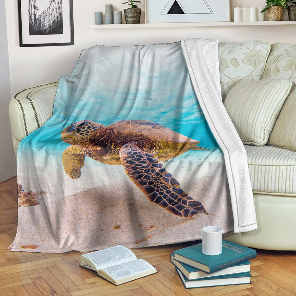 Hawaii Premium Blanket Ocean Picture-Myprintsy
