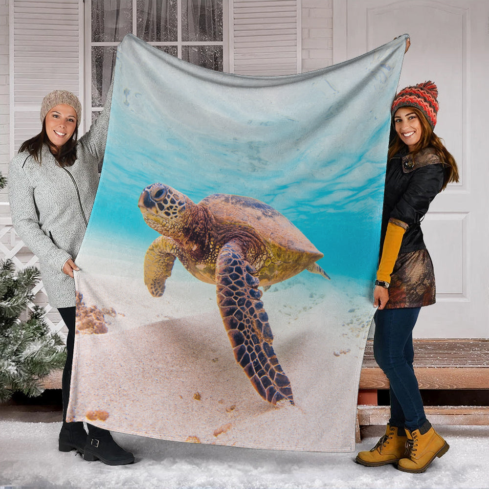 Hawaii Premium Blanket Ocean Picture-Myprintsy