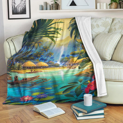 Hawaii Premium Blanket Picture-Myprintsy