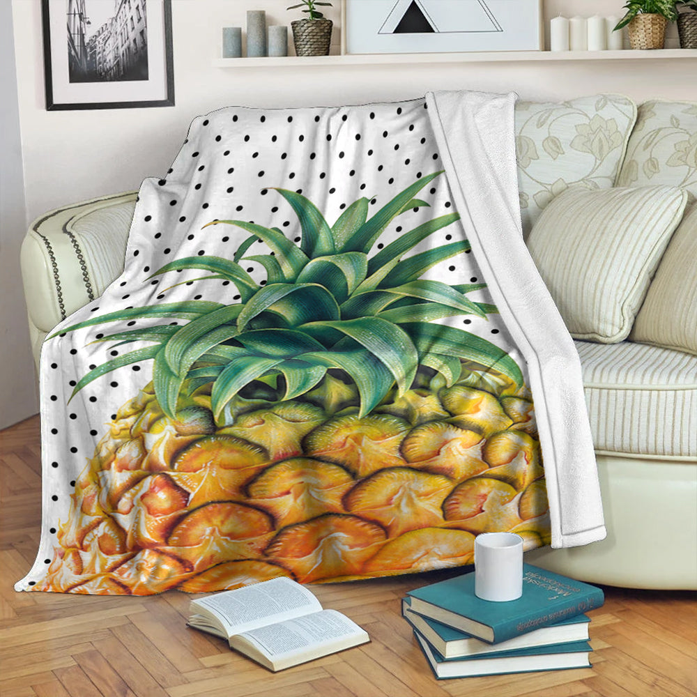 Hawaii Premium Blanket Pineapple Dottie-Myprintsy