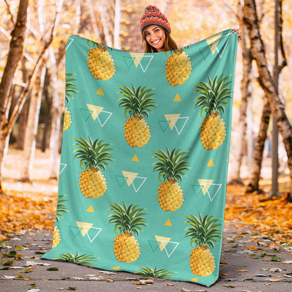 Hawaii Premium Blanket Pinespple Morden-Myprintsy