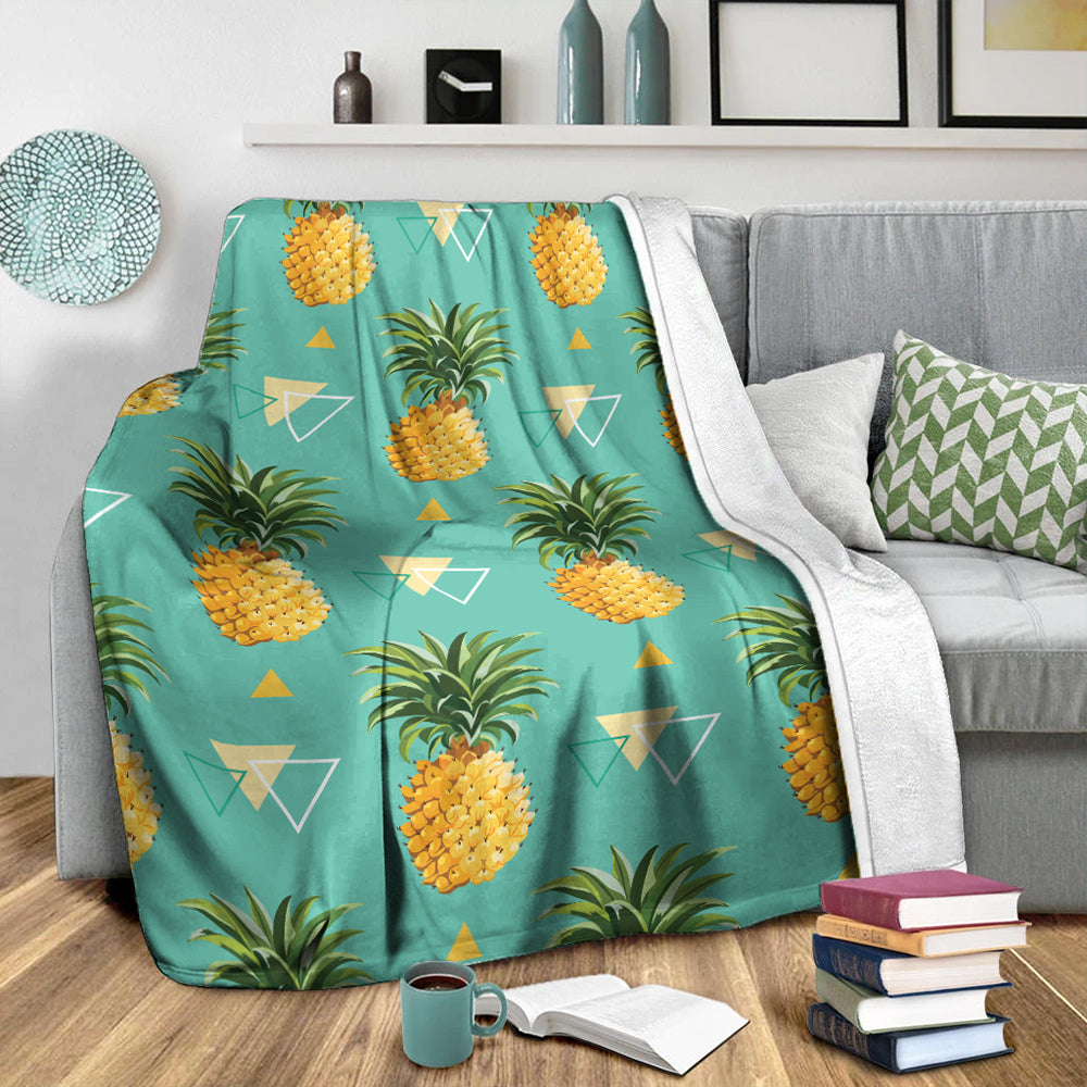 Hawaii Premium Blanket Pinespple Morden-Myprintsy