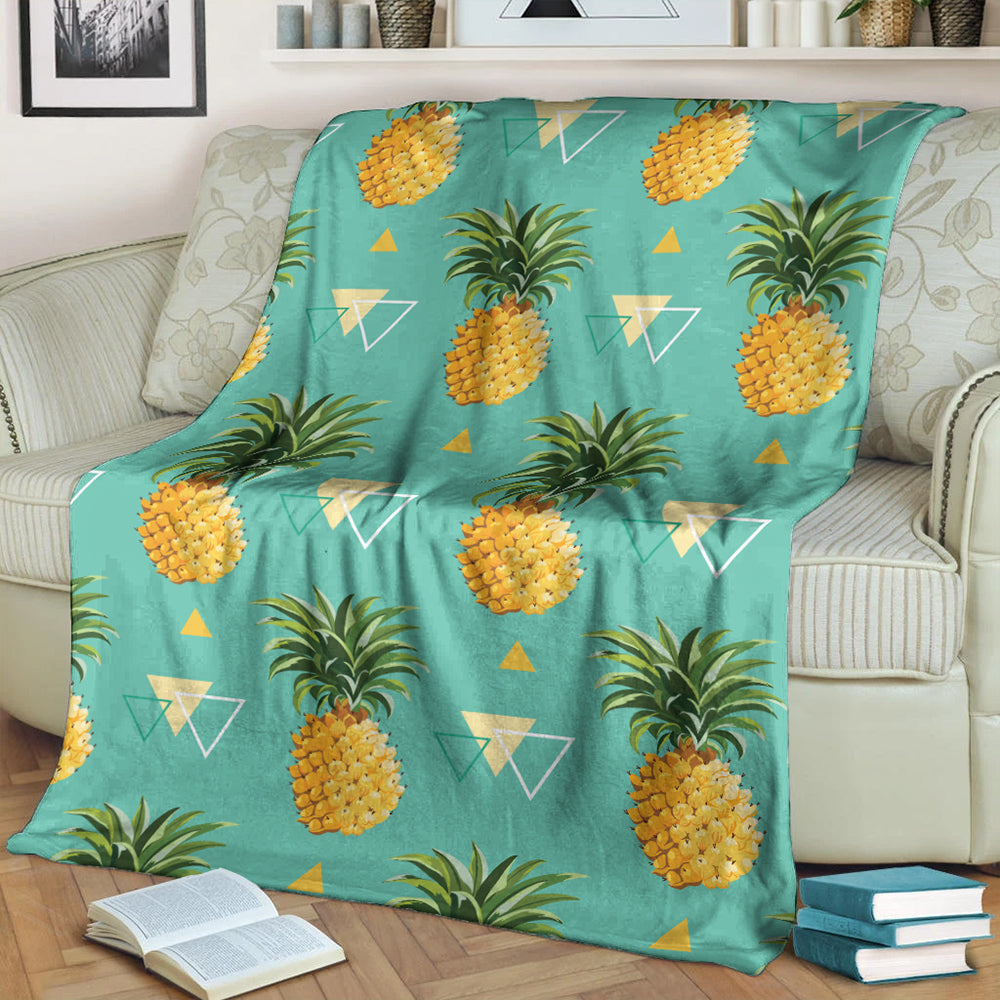 Hawaii Premium Blanket Pinespple Morden-Myprintsy