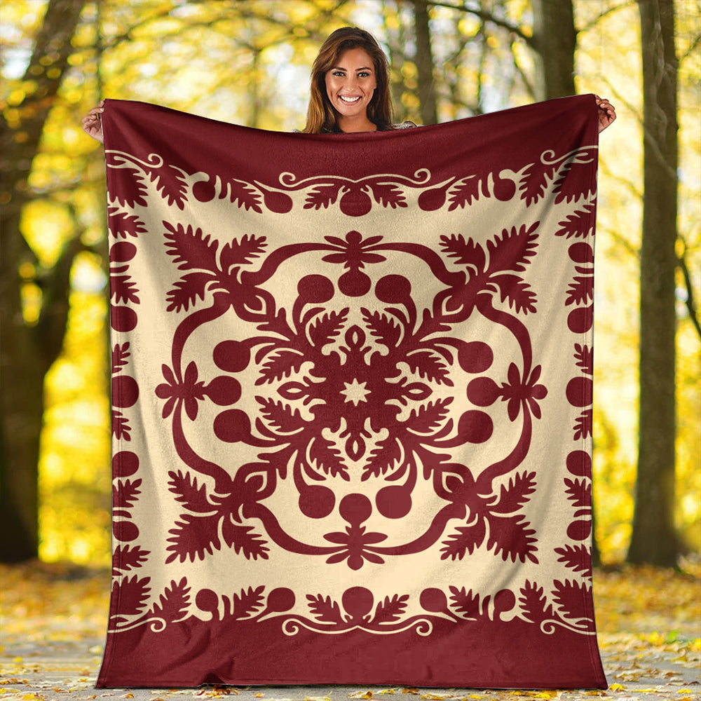 Hawaii Premium Blanket Quilt Royal-Myprintsy