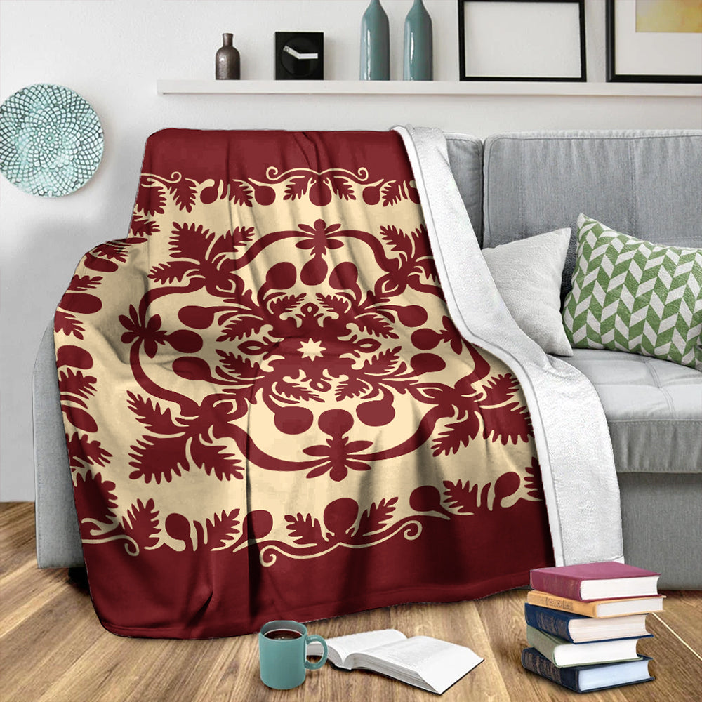 Hawaii Premium Blanket Quilt Royal-Myprintsy