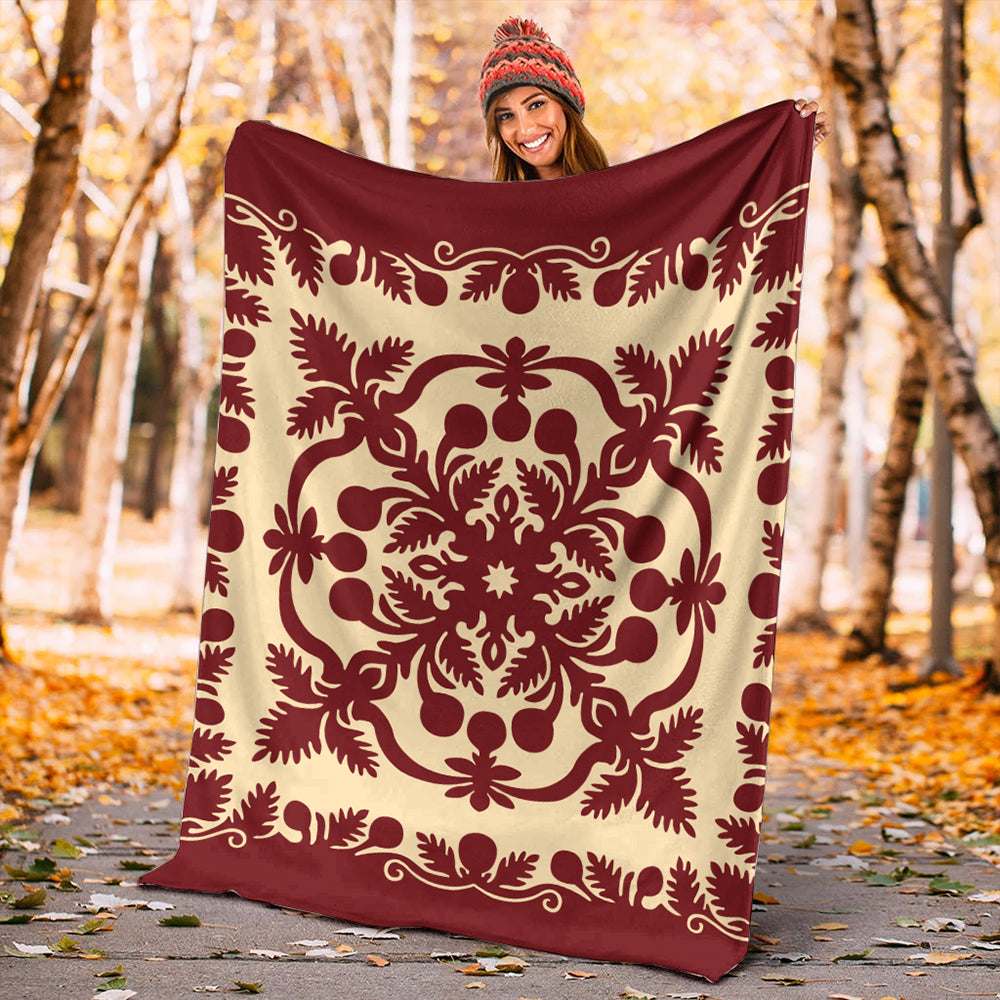 Hawaii Premium Blanket Quilt Royal-Myprintsy