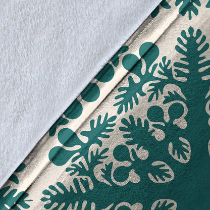 Hawaii Premium Blanket Quilt Tradition Turquoise-Myprintsy