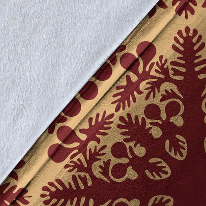 Hawaii Premium Blanket Quilt Vintage Palm-Myprintsy