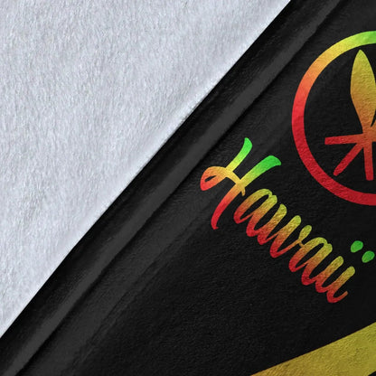 Hawaii Premium Blanket - Reggae Polynesian Tentacle Tribal Pattern-Myprintsy