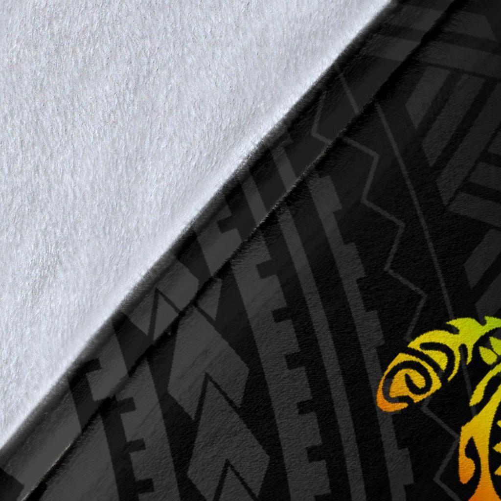 Hawaii Premium Blanket - Reggae Turtle-Myprintsy