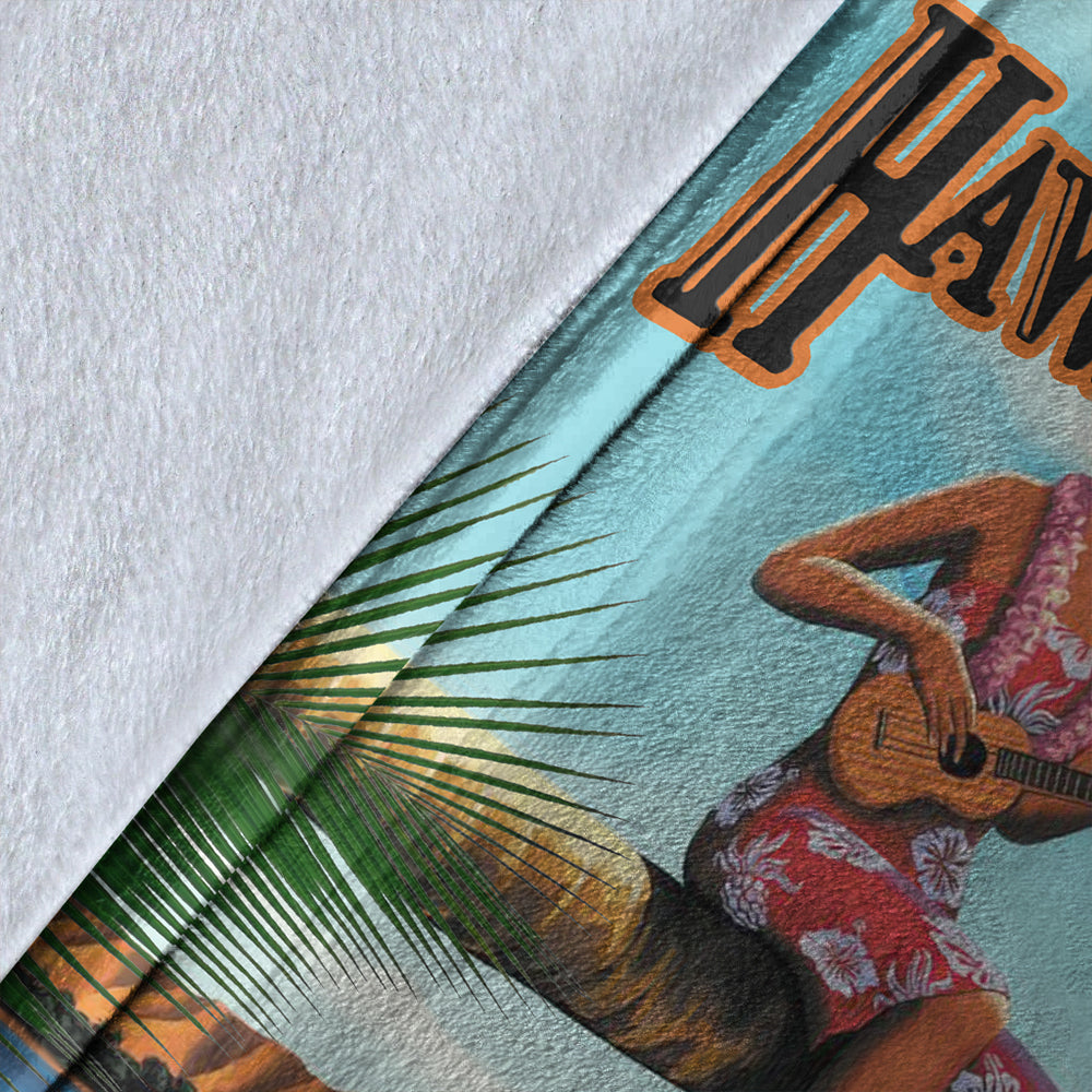 Hawaii Premium Blanket Song Premium Blanket-Myprintsy